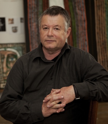 Nigel Brown in his studio, Cosy Nook, 2011 