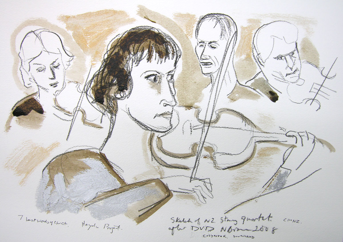 Sketch of NZ String Quartet