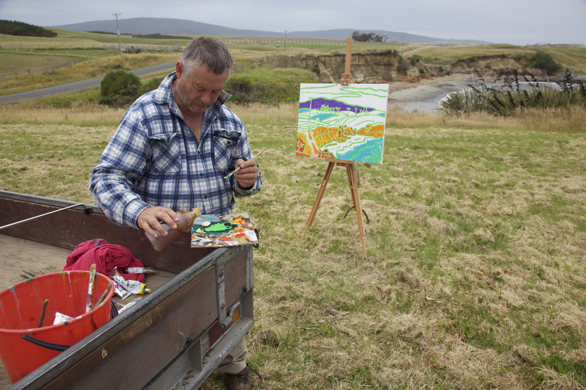 Painting at Cosy Nook, 2011