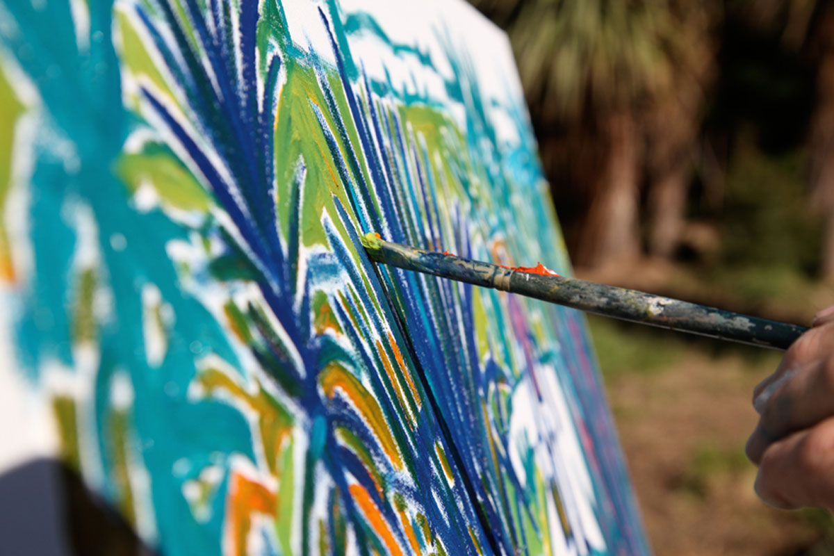 Painting in The Planting